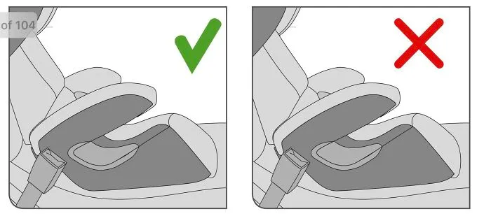 Instrucciones para instalar un asiento de seguridad para niños