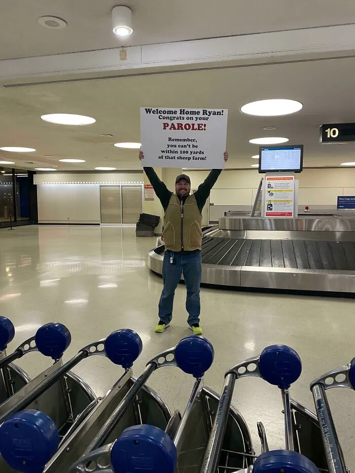 Just Saw This At The Airport Waiting To Pick Someone Up