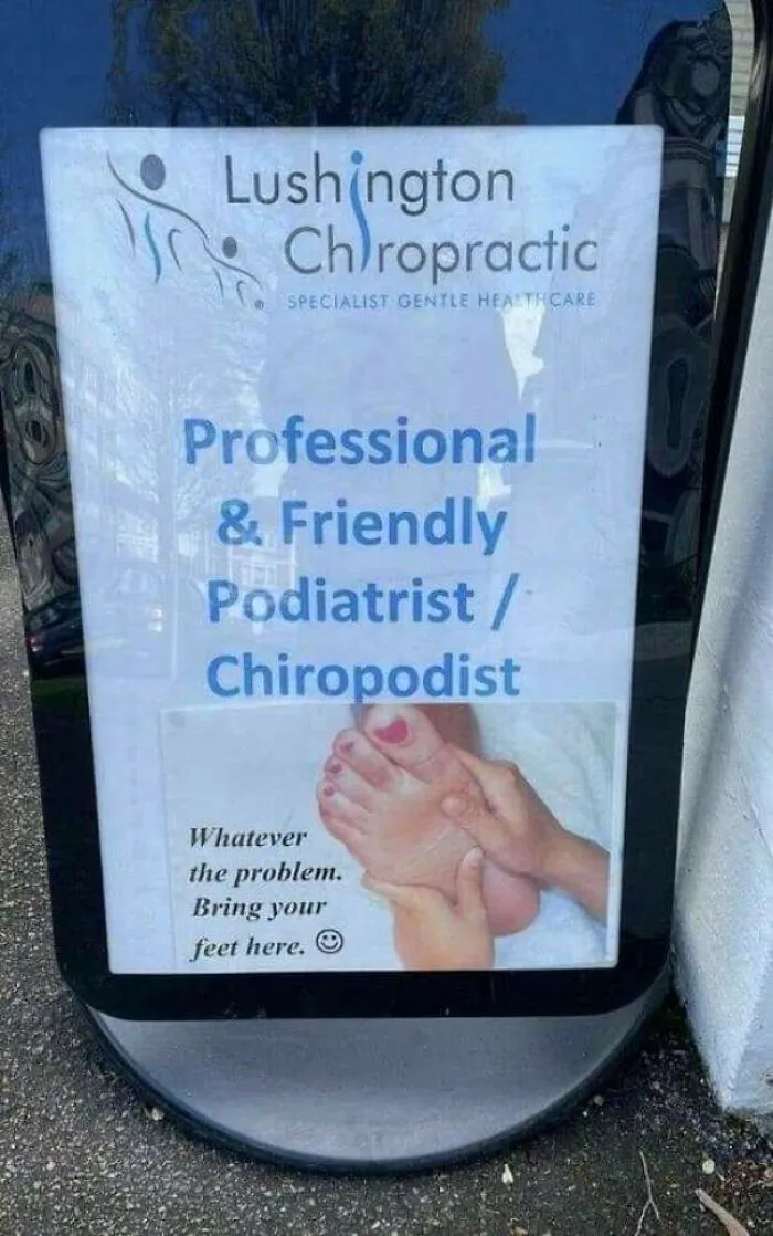Whoever Edited This Advertisement Never Saw A Human Foot