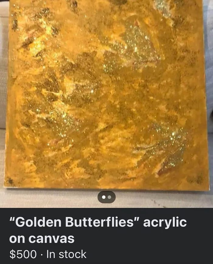 Fb Marketplace Find By An “Emerging Local Artist”
