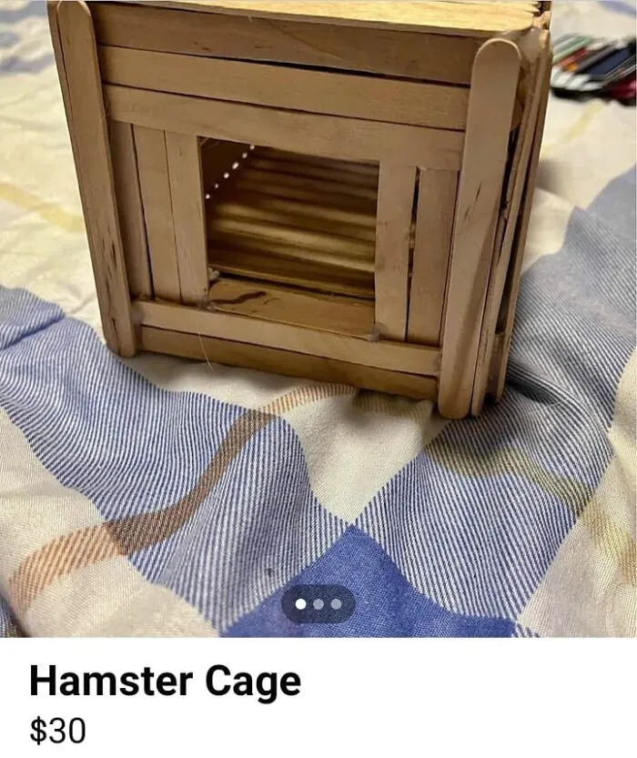 Yes, Its Made Out Of Popsicle Sticks