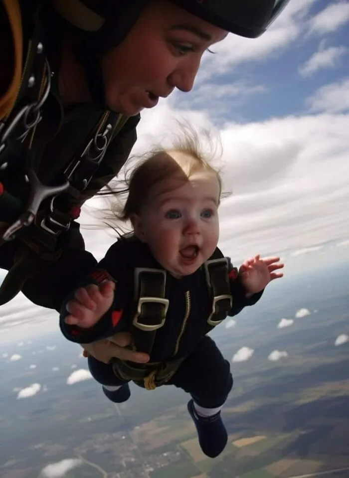 "Preschool Skydiving Classes": 25 Humorous AI-Generated Images By Timothy J. Nemeth