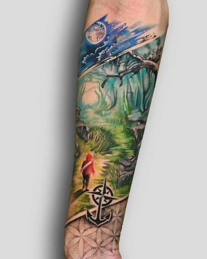 Adventure In Nature Tattoo