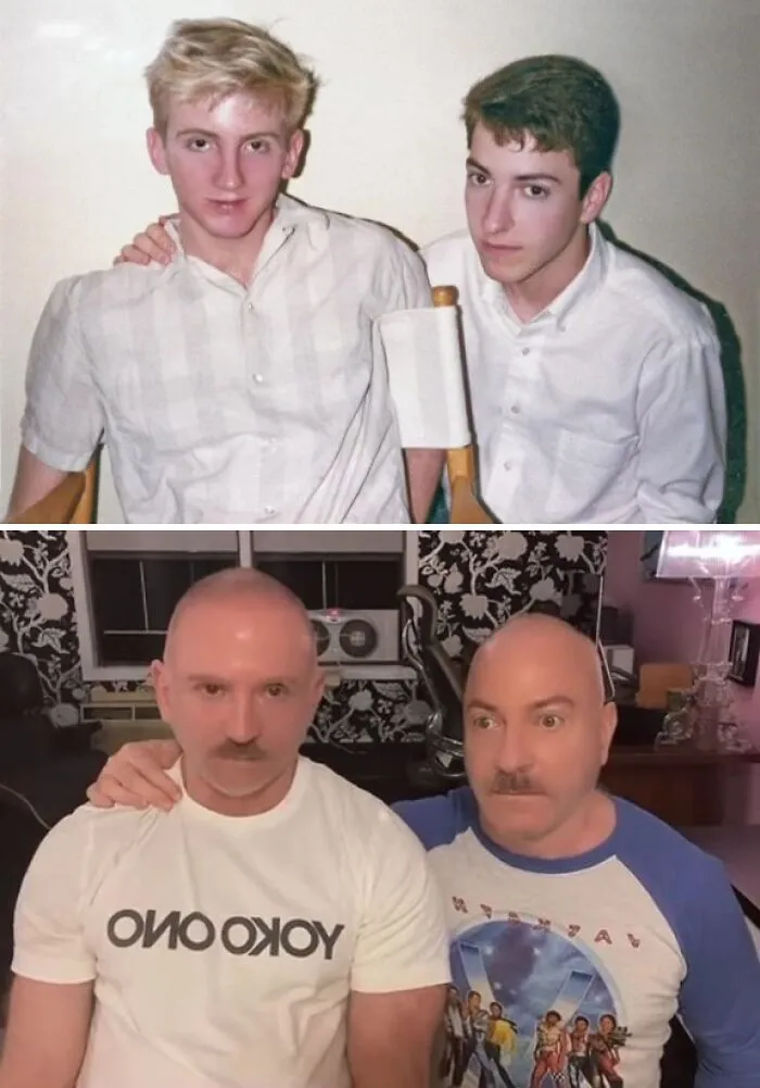 Una Pareja Recrea 30 De Sus Fotos 30 Años después