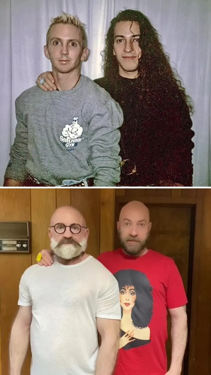 Una Pareja Recrea 30 De Sus Fotos 30 Años después