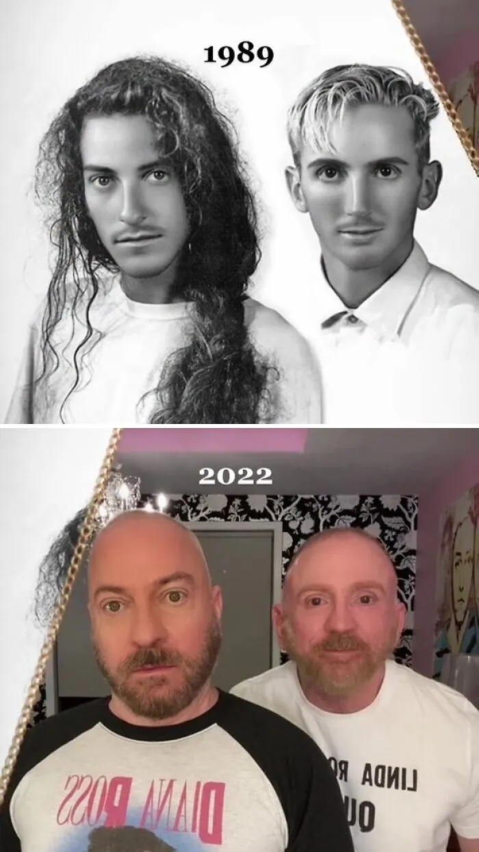 Una Pareja Recrea 30 De Sus Fotos 30 Años después