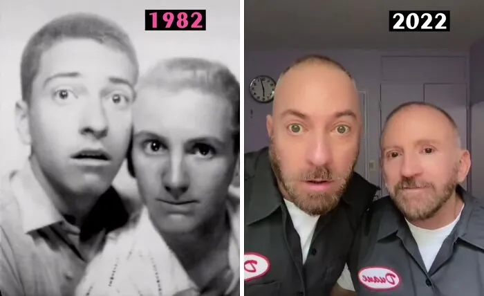Una Pareja Recrea 30 De Sus Fotos 30 Años después
