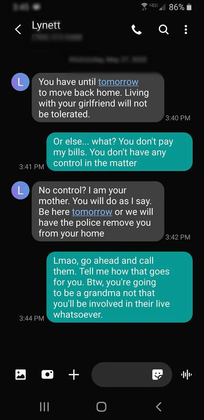 My Friend Hasn't Spoken To His Mother In Months. She Finds Out He's Living With His Girlfriend. He Also Shares Some Exciting News