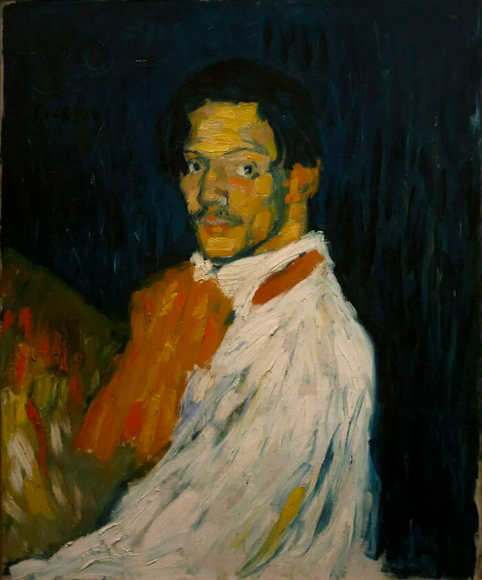 Yo, Picasso by Pablo Picasso, 1901, oil painting, self-portrait of the artist that depicts him in his youth, aged 19