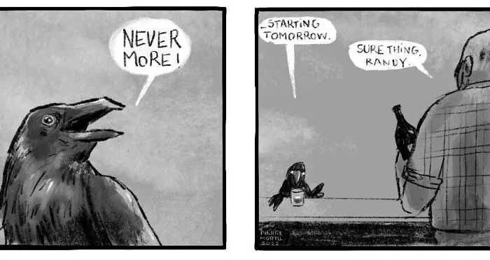 Jenna Noble's 40 Cute Yet Dark Comics With Unexpected Endings (New Pics)