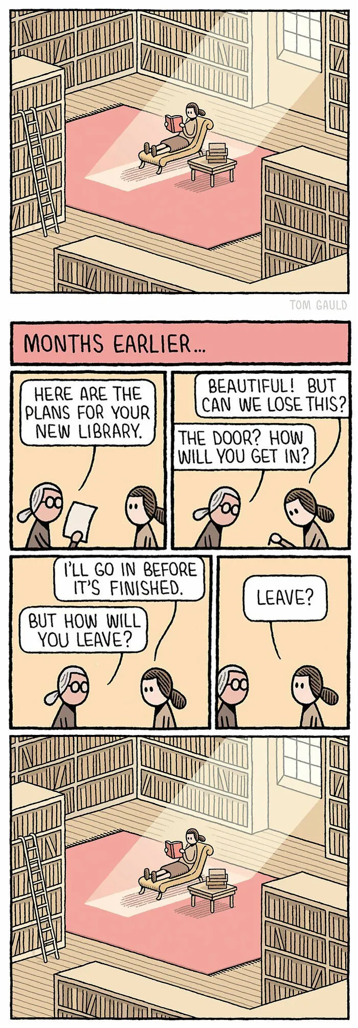 "I Love Making People Laugh": 40 Humorous Comics By Tom Gauld (New Pics)