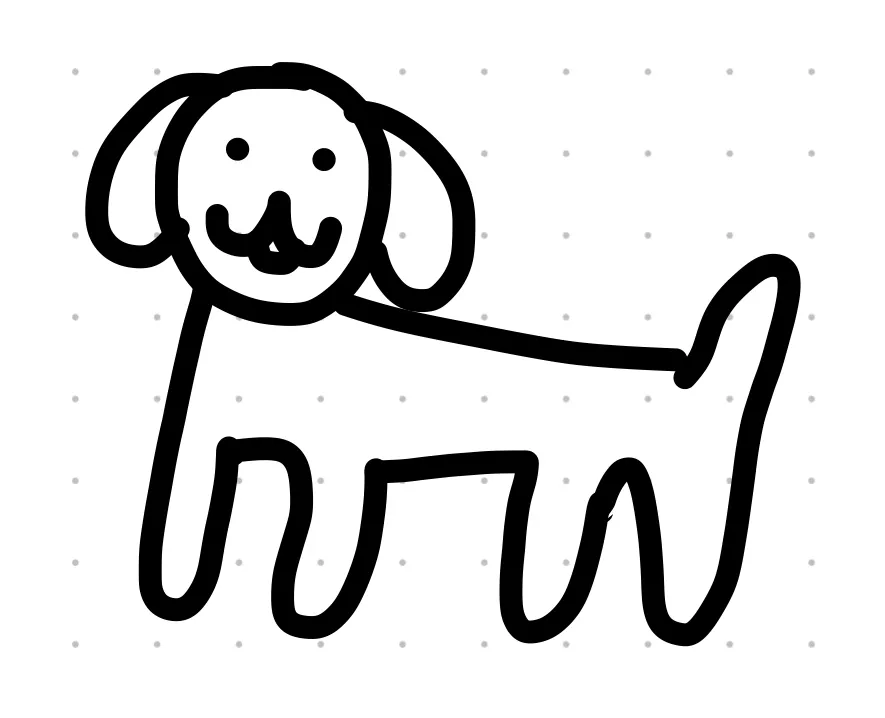 Draw A Drawing Of A Dog…