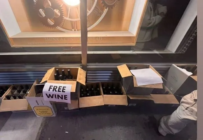 It's Free Because It's Chardonnay