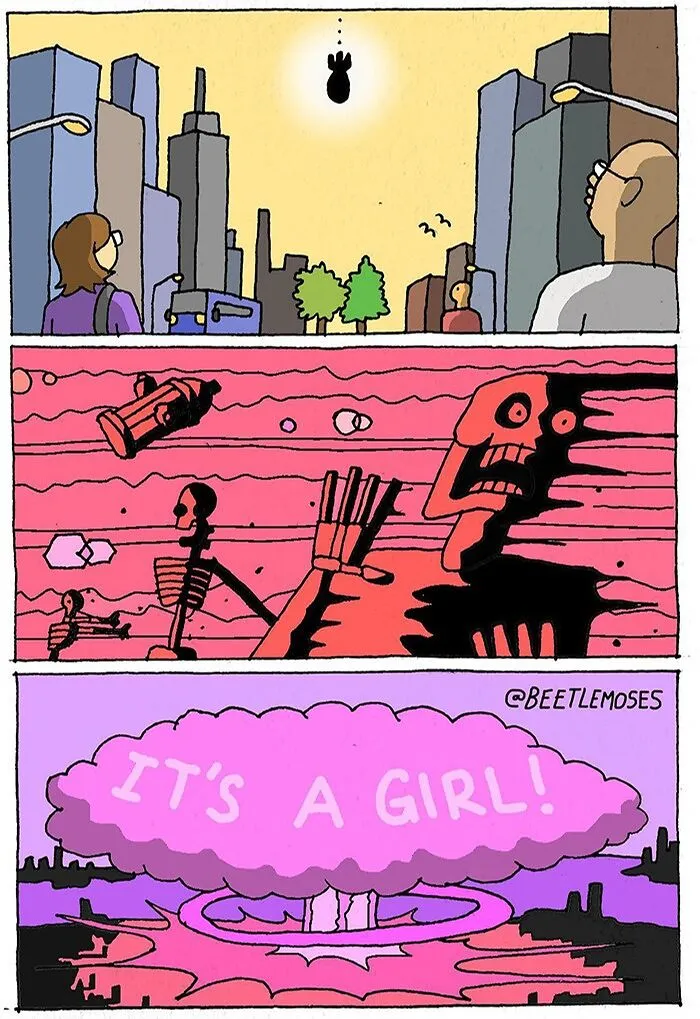 Hilarious Nonsensical "Beetlemoses" Comics With A Dark Twist