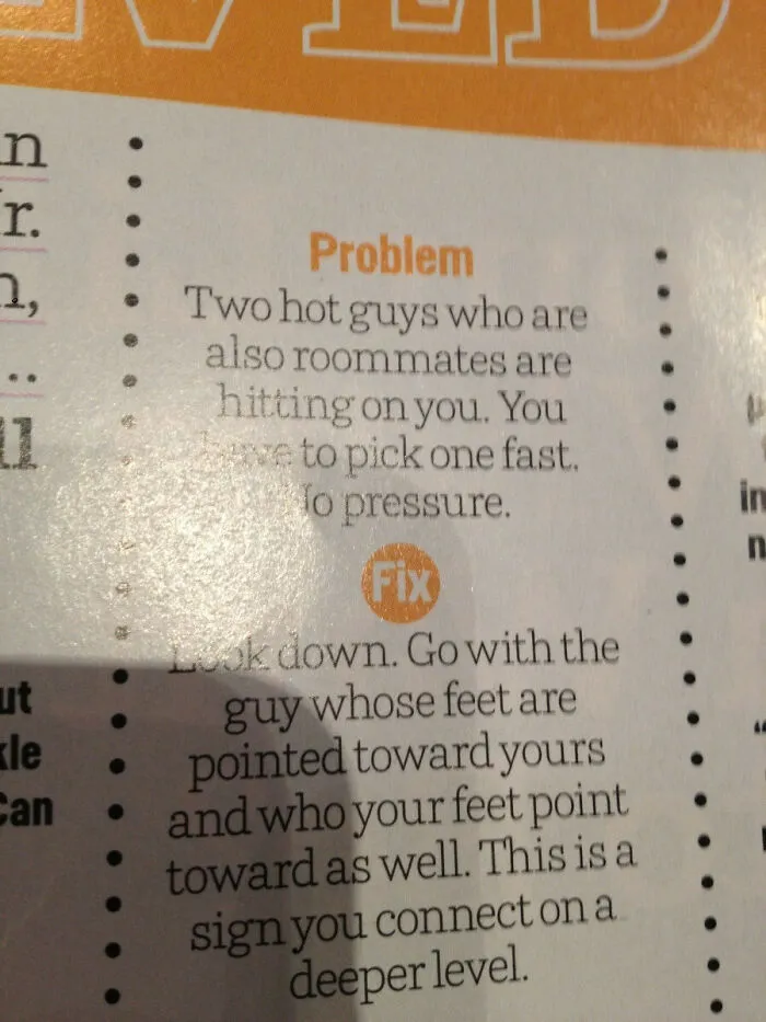 Yeah, This Makes Way More Sense Than Just Picking The One You Like More