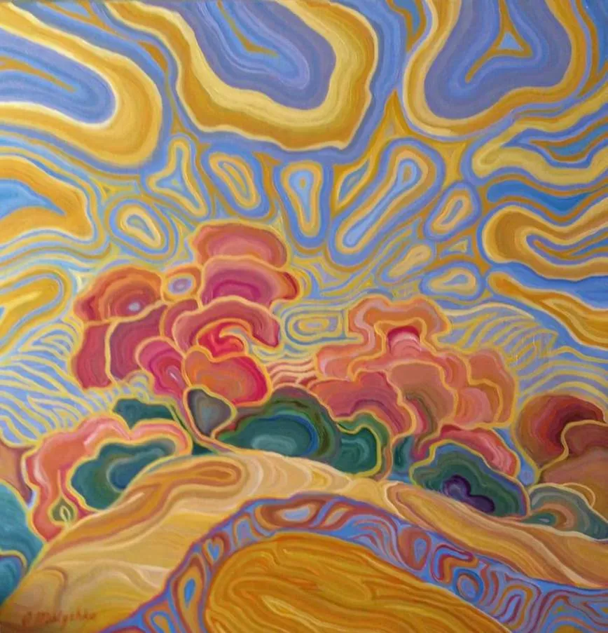 I Painted A Picture About Separation And Unity At The Same Time.