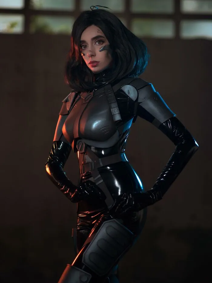 Person cosplaying Battle Angel Alita