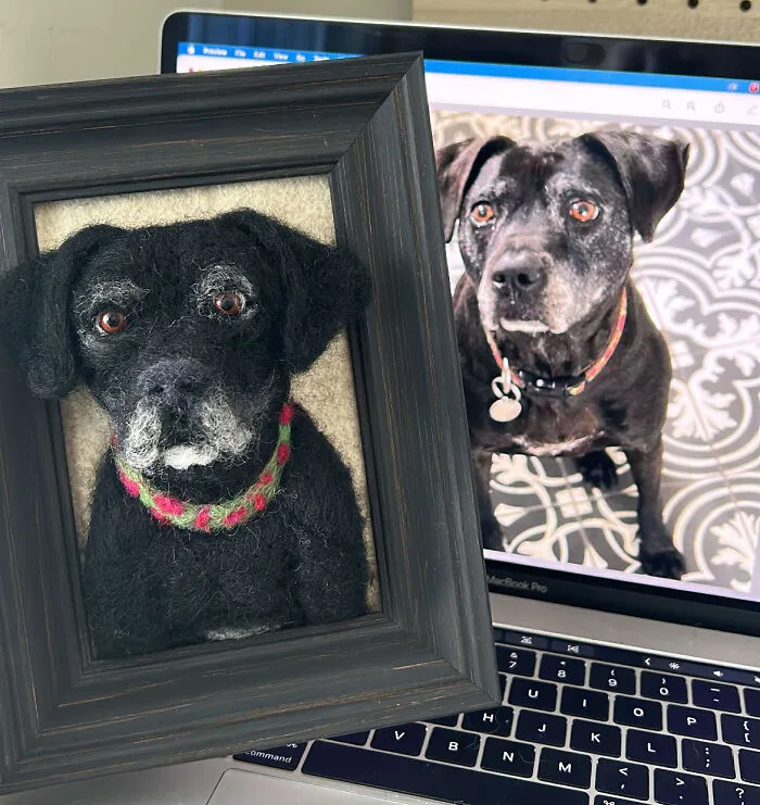 Anneli Kirby Turns Wool Into Three-Dimensional Dog Portraits, And Here Are Her 37 Best Works