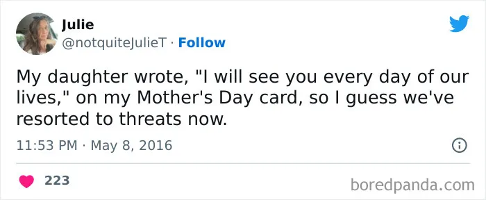50 Times People Made Very Accurate Or Funny Tweets About Mother's Day