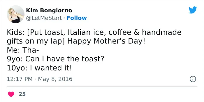 50 Times People Made Very Accurate Or Funny Tweets About Mother's Day