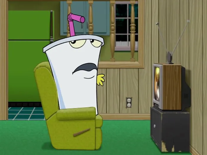 Scene from "Aqua Teen Hunger Force" cartoon
