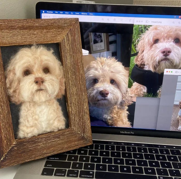 Anneli Kirby Turns Wool Into Three-Dimensional Dog Portraits, And Here Are Her 37 Best Works