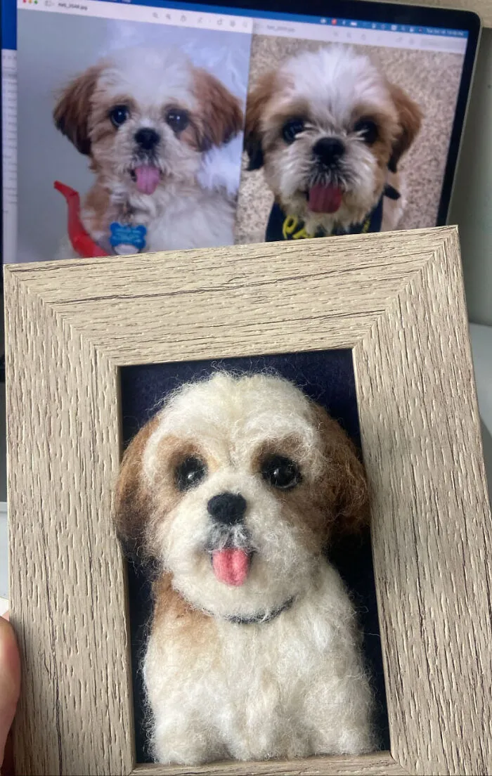 Anneli Kirby Turns Wool Into Three-Dimensional Dog Portraits, And Here Are Her 37 Best Works