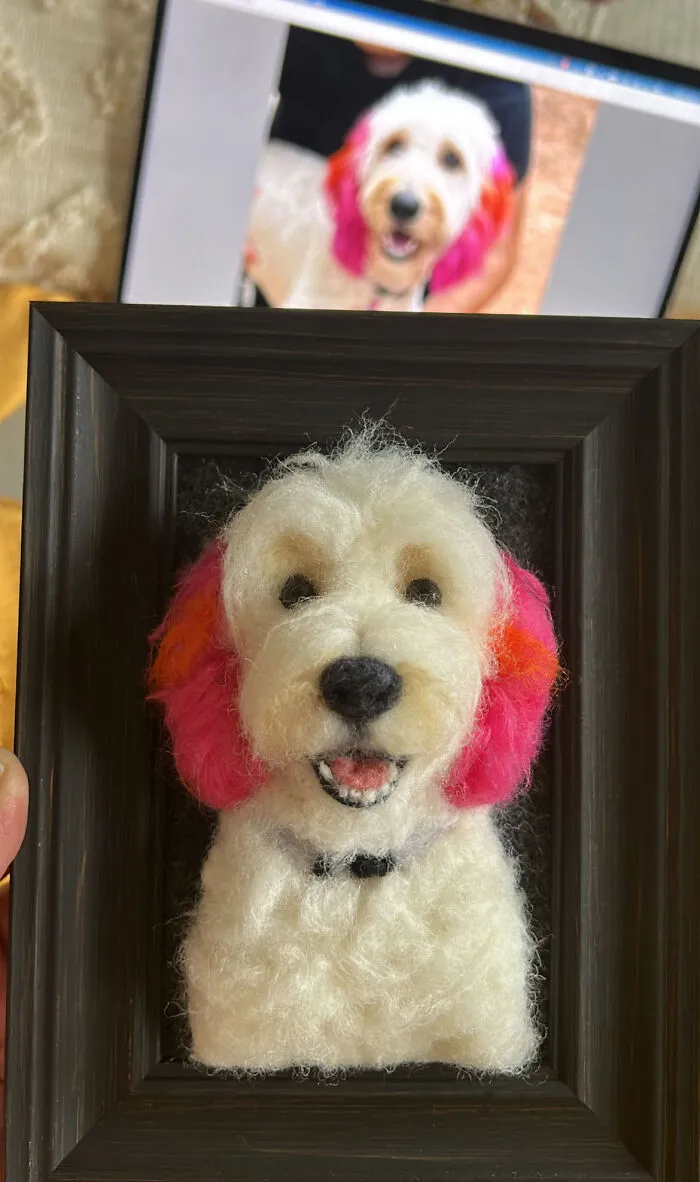 Anneli Kirby Turns Wool Into Three-Dimensional Dog Portraits, And Here Are Her 37 Best Works