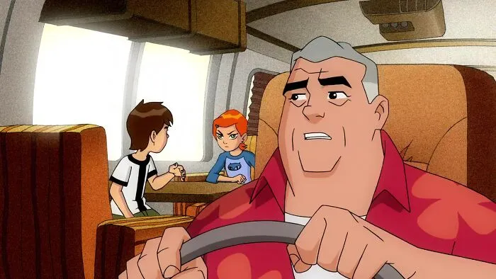 Scene from "Ben 10"cartoon