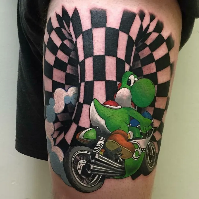 Yoshi Optical Illusion