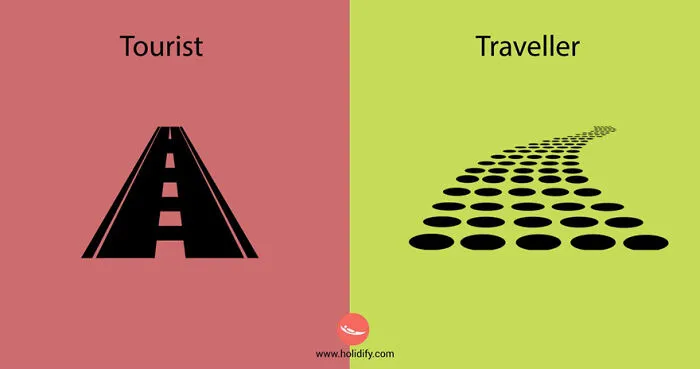 Holidify Released A Series Of Images Illustrating The Differences Between Tourists And Travelers (12 Pics)
