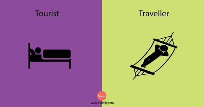 Holidify Released A Series Of Images Illustrating The Differences Between Tourists And Travelers (12 Pics)