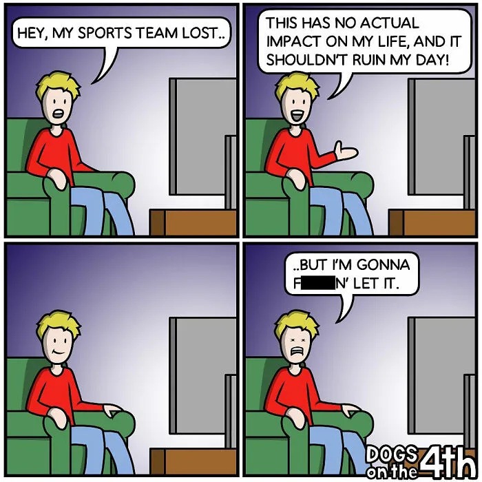 20 More Hilariously Absurd Comics With Unexpected Twists By ‘Dogs On The 4th’