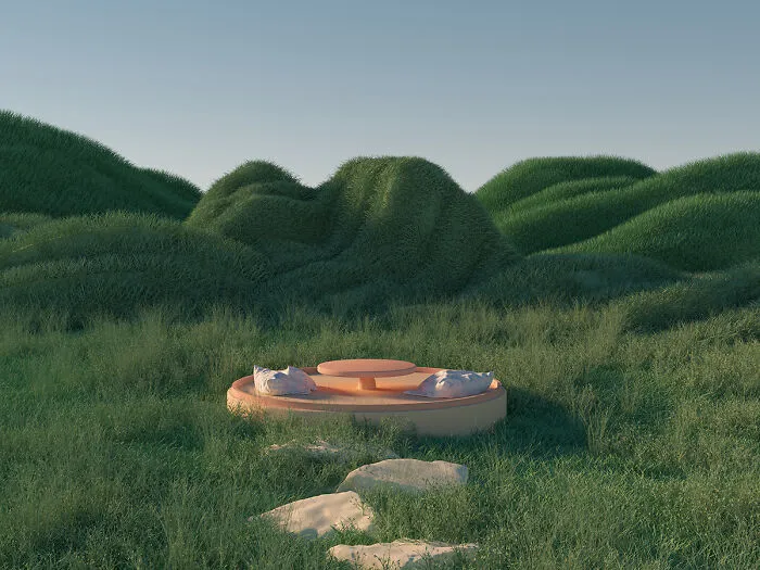 My 20 New Calming 3D Landscapes Designed To Inspire Tranquility, Stillness, And A Meditative State