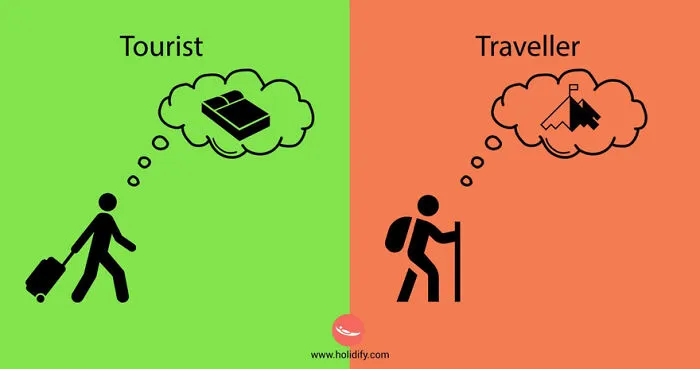Holidify Released A Series Of Images Illustrating The Differences Between Tourists And Travelers (12 Pics)