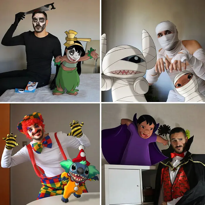 Guy Proves There's No Limit To Creativity By Photoshopping Classic Disney Characters Into His Everyday Life (21 New Pics)