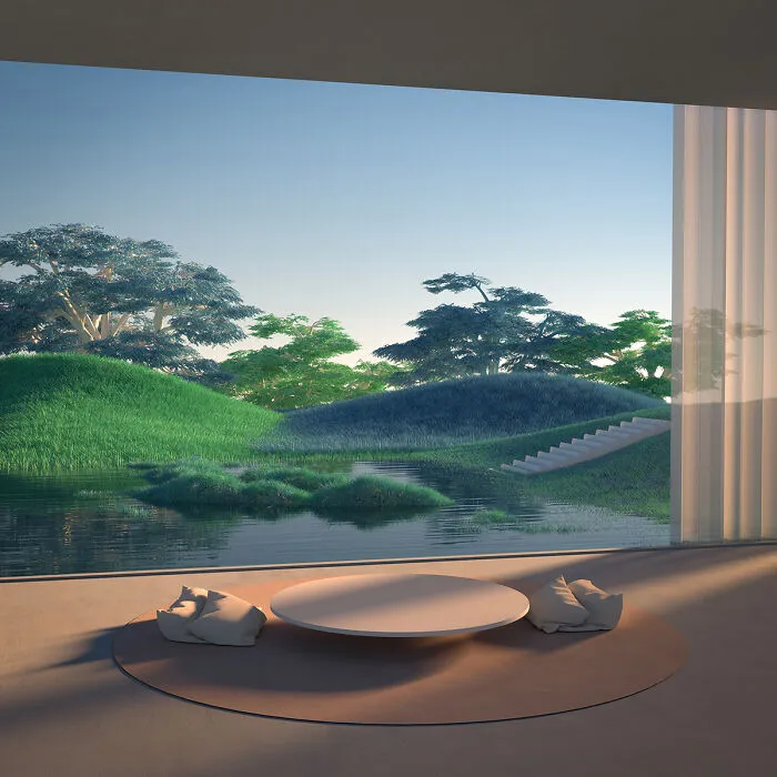 My 20 New Calming 3D Landscapes Designed To Inspire Tranquility, Stillness, And A Meditative State