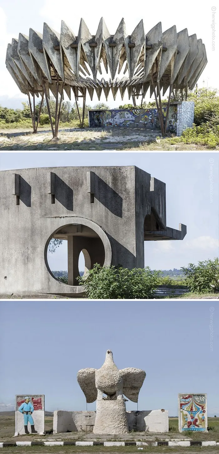 The Strange Beauty Of Soviet Bus Stops