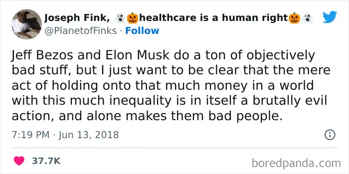 Billionaires Are Anathema To Humanity