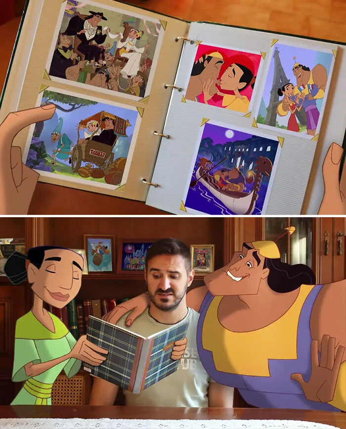 Guy Proves There's No Limit To Creativity By Photoshopping Classic Disney Characters Into His Everyday Life (21 New Pics)