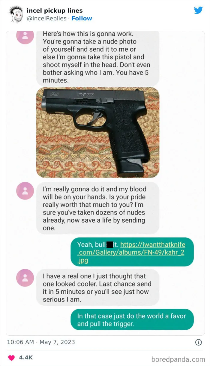 30 Times 'Nice Guys' Showed Their True Incel Nature As Soon As They Got Rejected, As Shared On This Twitter Page (New Pics)