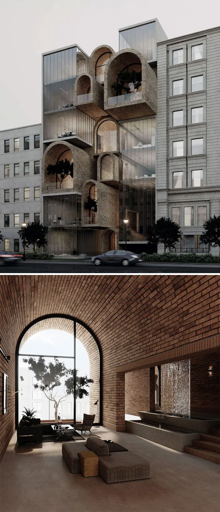 Edificio de oficinas Tagh Pelleh en Teherán, Irán, por Hossein Kalantari y Amirhossein Rezaei