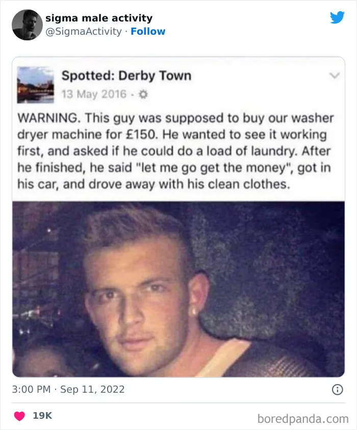 50 Examples Of "Sigma Males" Shared By This Twitter Account