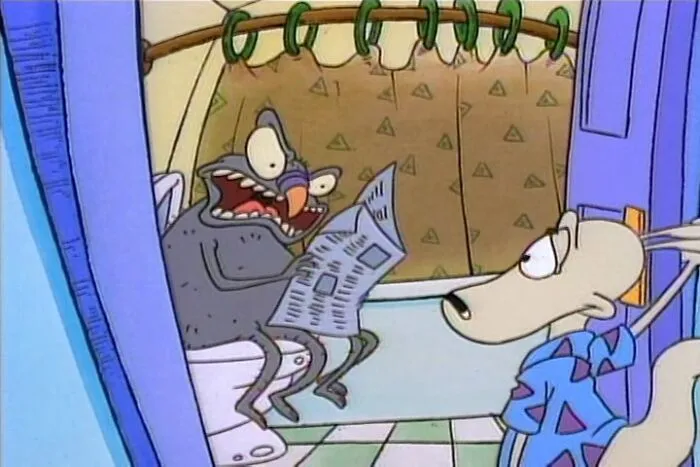 Scene from "Rocko’s Modern Life" cartoon