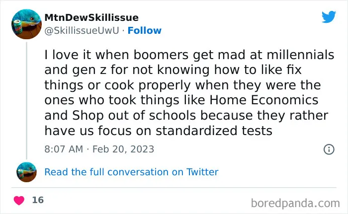 30 Tweets By Millennials And Gen Z Telling Boomers What They Really Think