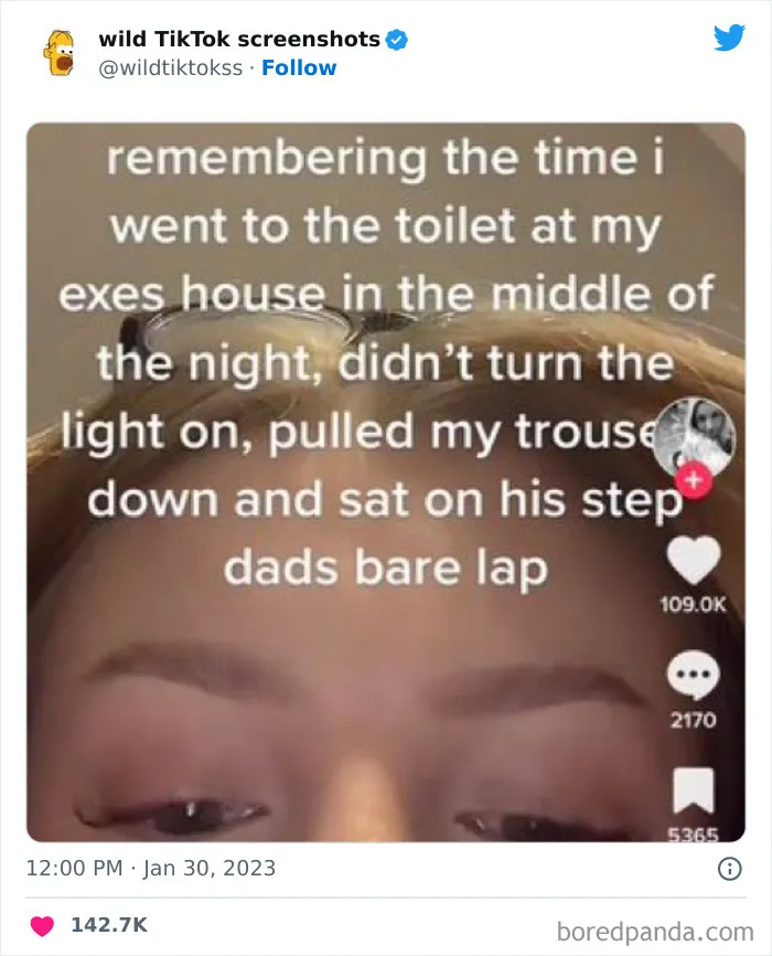 50 Wild, Weird, And Cringy TikTok Moments That Will Forever Exist As Screenshots Online (New Pics)
