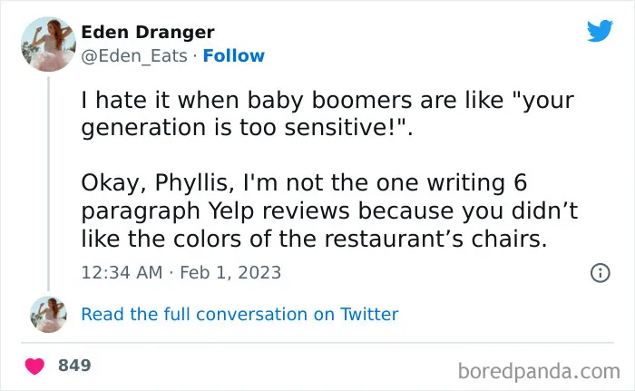 30 Tweets By Millennials And Gen Z Telling Boomers What They Really Think
