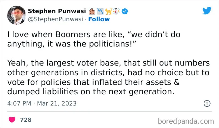 30 Tweets By Millennials And Gen Z Telling Boomers What They Really Think