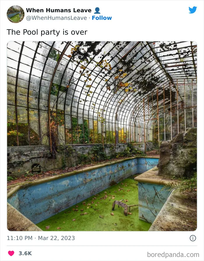 "When Humans Leave, Nature Starts To Take Back": 35 Abandoned Places Lost In Time