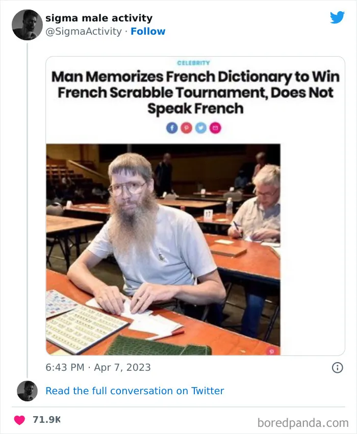 50 Examples Of "Sigma Males" Shared By This Twitter Account